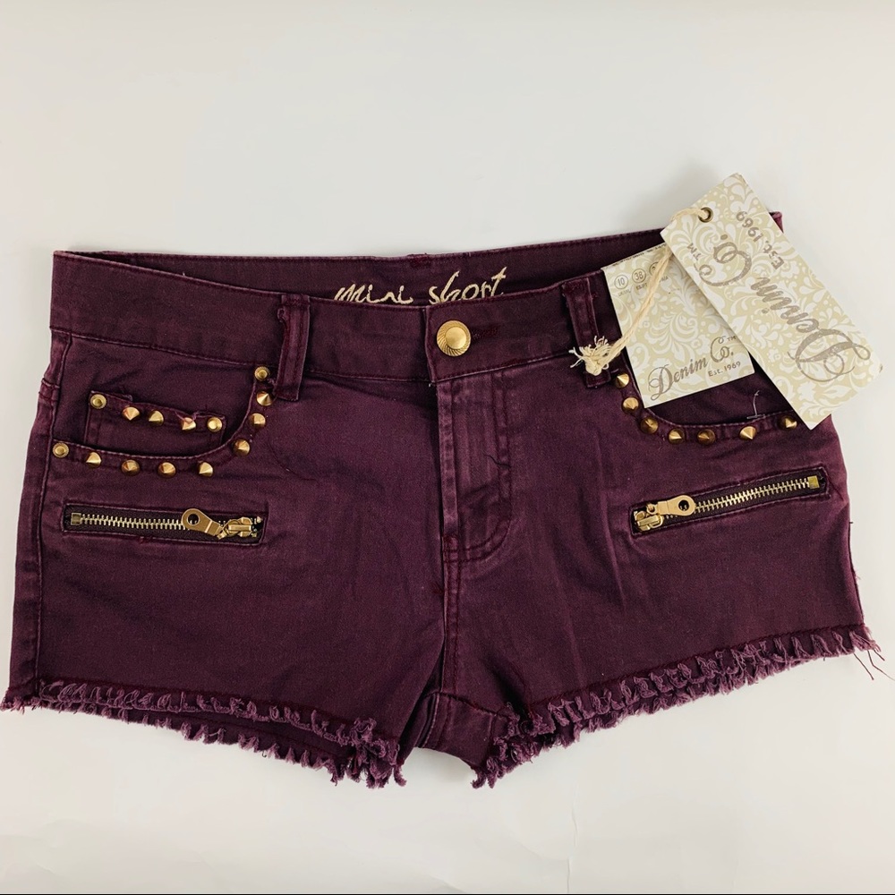 Jeans Summer Beach Shorts Size 6 & 12